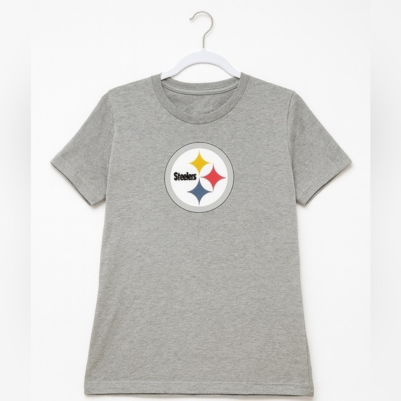 Nike Tops - Pittsburgh Steelers Nike NFL Women’s Gray Size Large Dry-Fit Short-Sleeve Tshirt